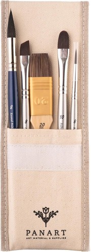 Pan art synthetic brush set - art,
